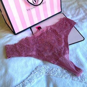 La Senza high wait sparkle rhinestone thong